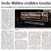 Sechs Mühlen erzählen Geschichte (Quelle:  BAZ 19.05.2010)